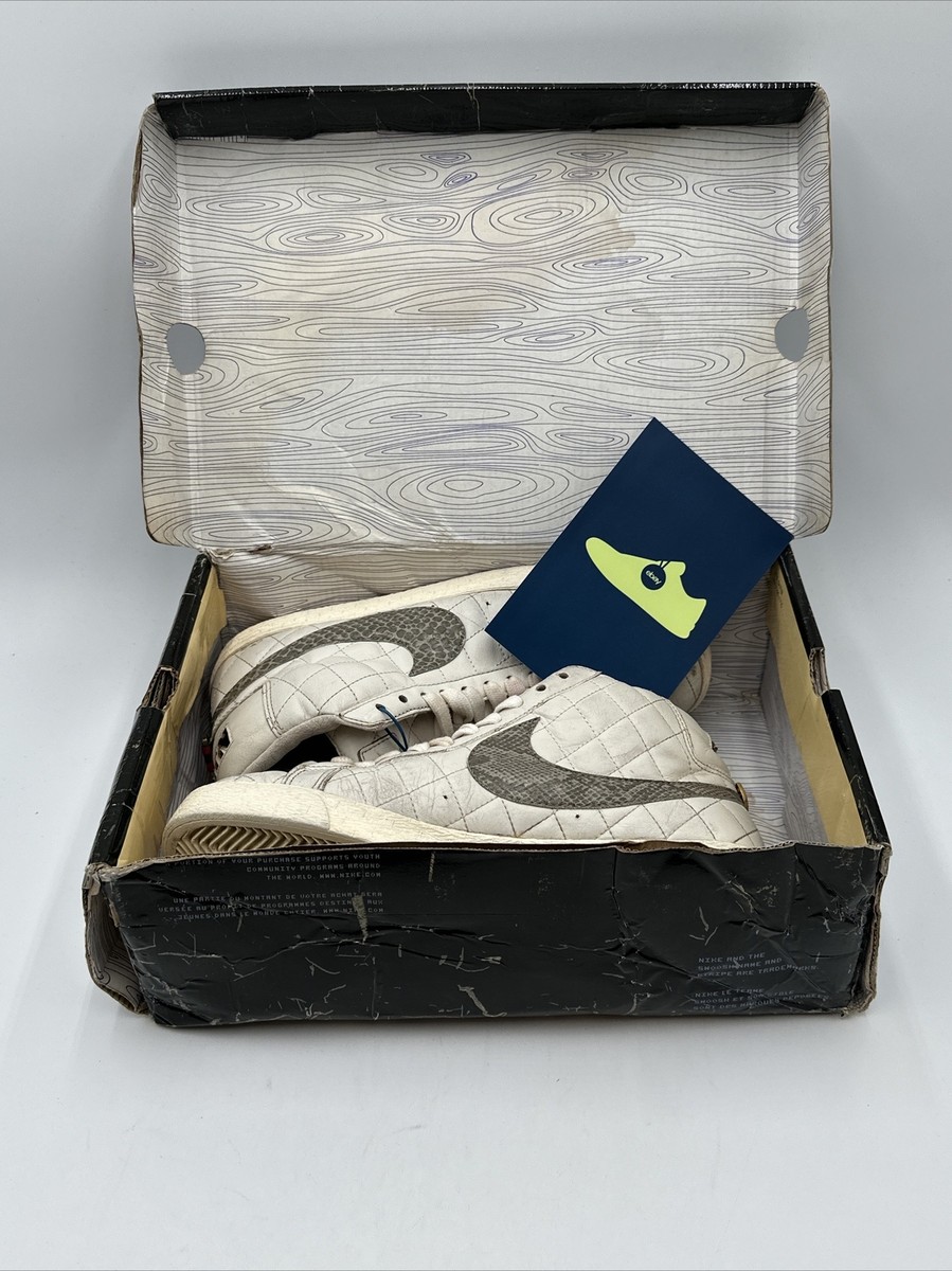Nike Supreme x Blazer SB Sail 2006 Size 9.5 Used 313962-121