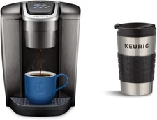 K-Elite Single-Serve K-Cup Pod Coffee Maker, Brushed Slate, 12 Oz. Brew Size & T