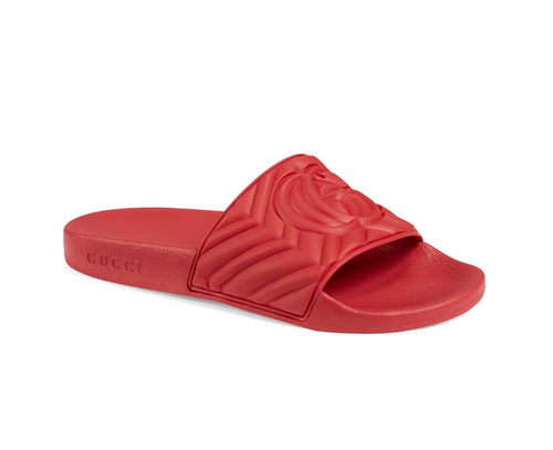 women's gucci marmont slide sandals