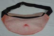 Novelty Giant Dad Bag Fanny Fake Hairy Belly Waist Zipper Pack Bags
