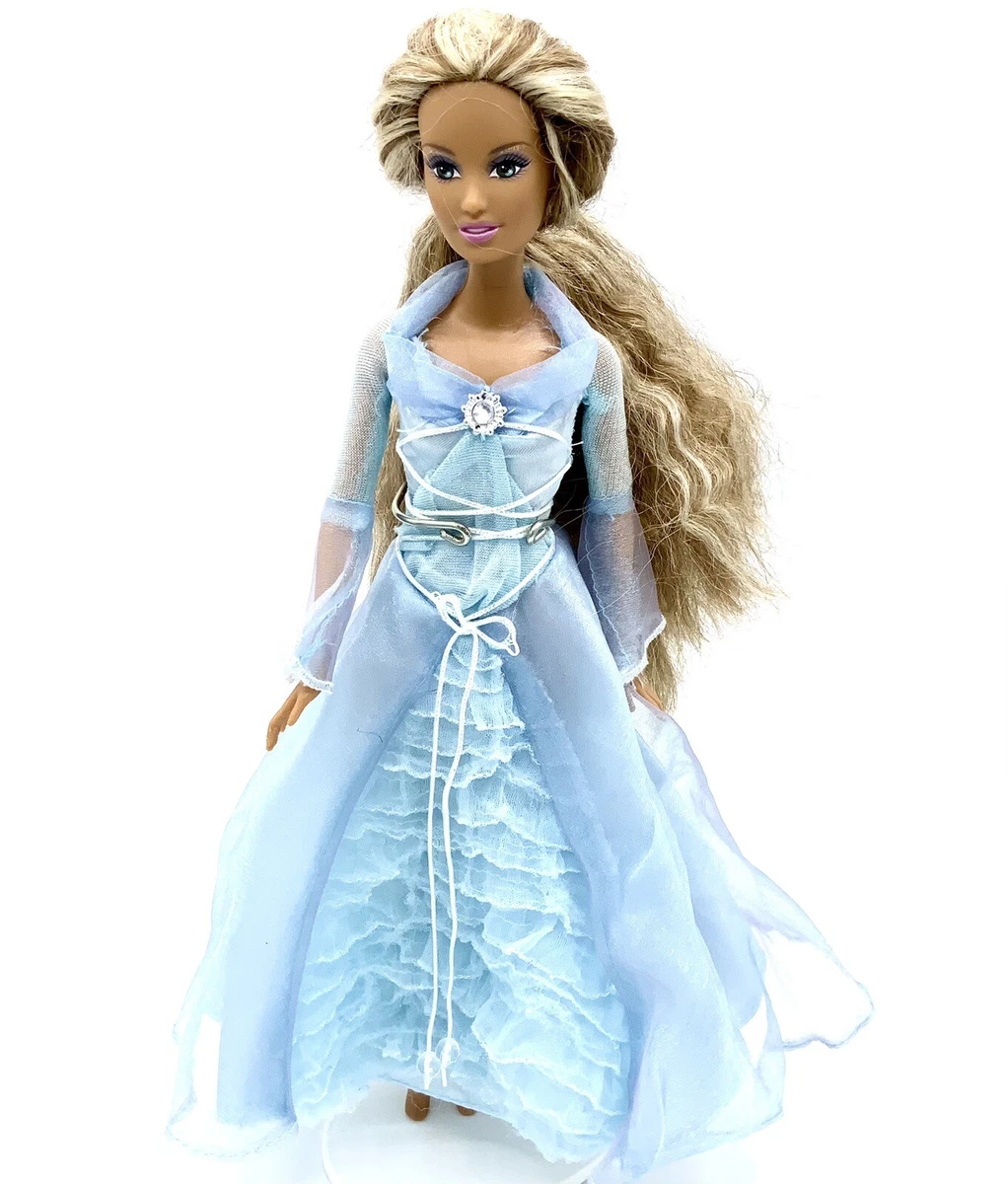 BARBIE Magic of Pegasus RAYLA The Cloud Queen Doll Blue Silver