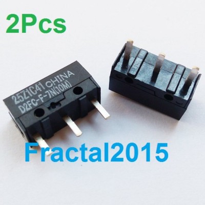 2 Stück OMRON Micro Switch D2FC-F-7N für Maus (10m)