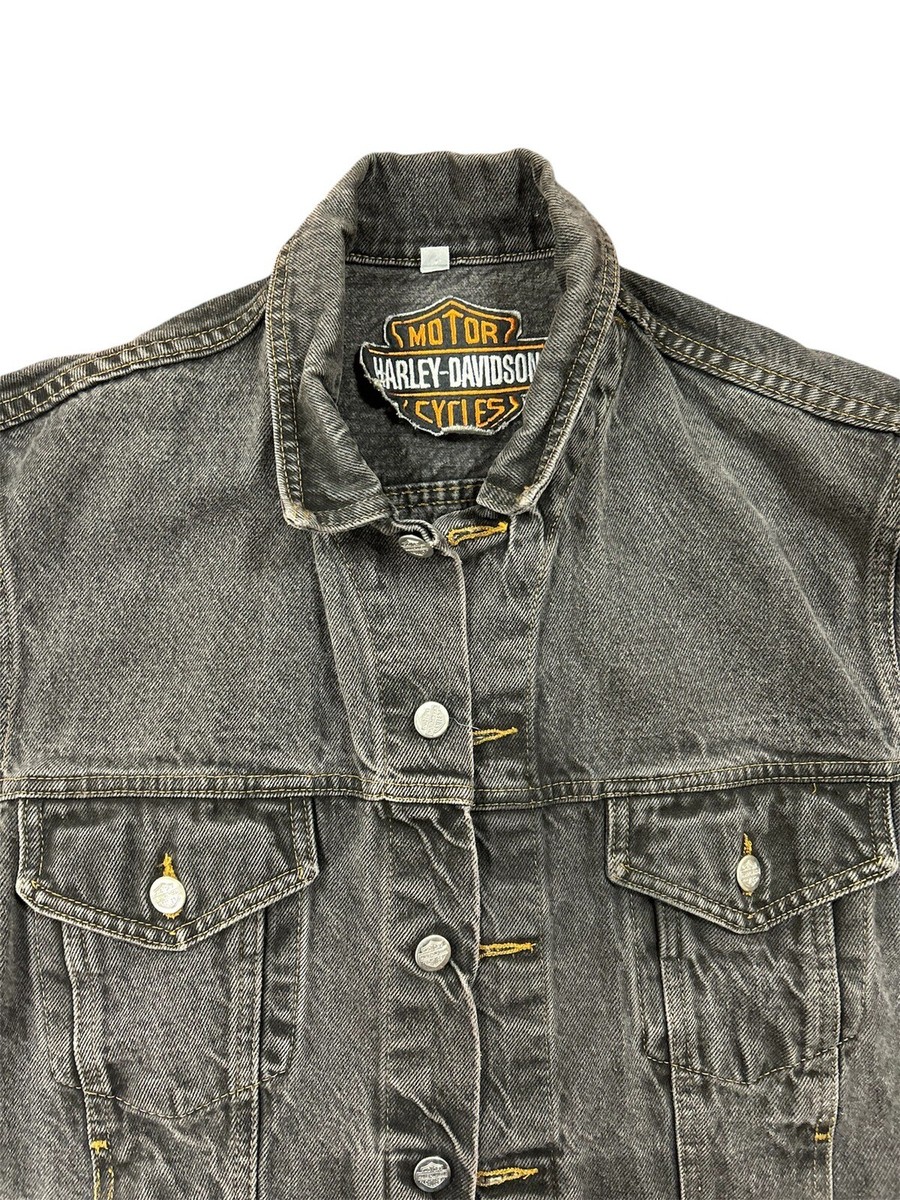 VINTAGE Harley Davidson Jacket Men's Size Small - Black VINTAGE Harley Davidson Jacket Men's Size Small - Black