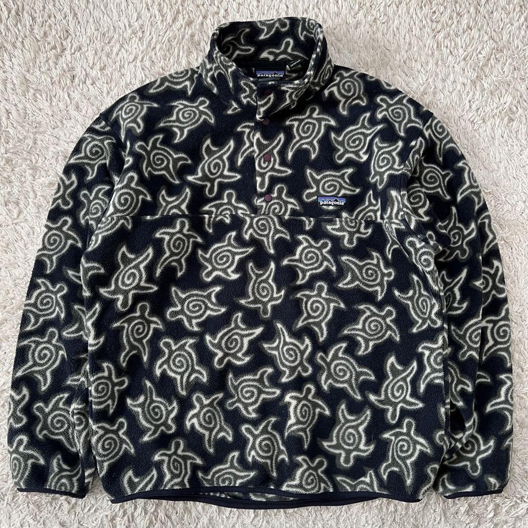 Patagonia 90's Zen Turtle Snap T Turtle Fleece Size M From Patagonia 90's Zen Turtle Snap T Turtle Fleece Size M From