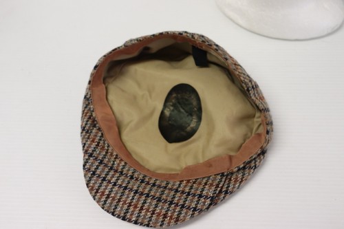 Wilson & Stafford Tweed Flat Cap Hat - Made In England - Picture 5 of 10