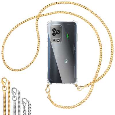 Handykette (Metallkette) für Xiaomi Black Shark 5 Pro Umhängehülle mit Band Case