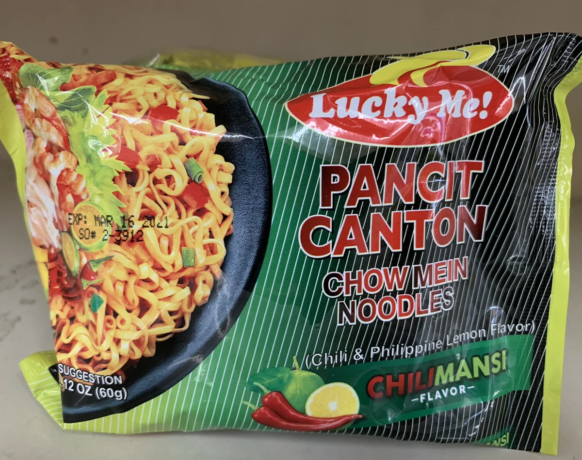 Lucky Me Instant Pancit Canton, Chili & Citrus - 2.12 oz