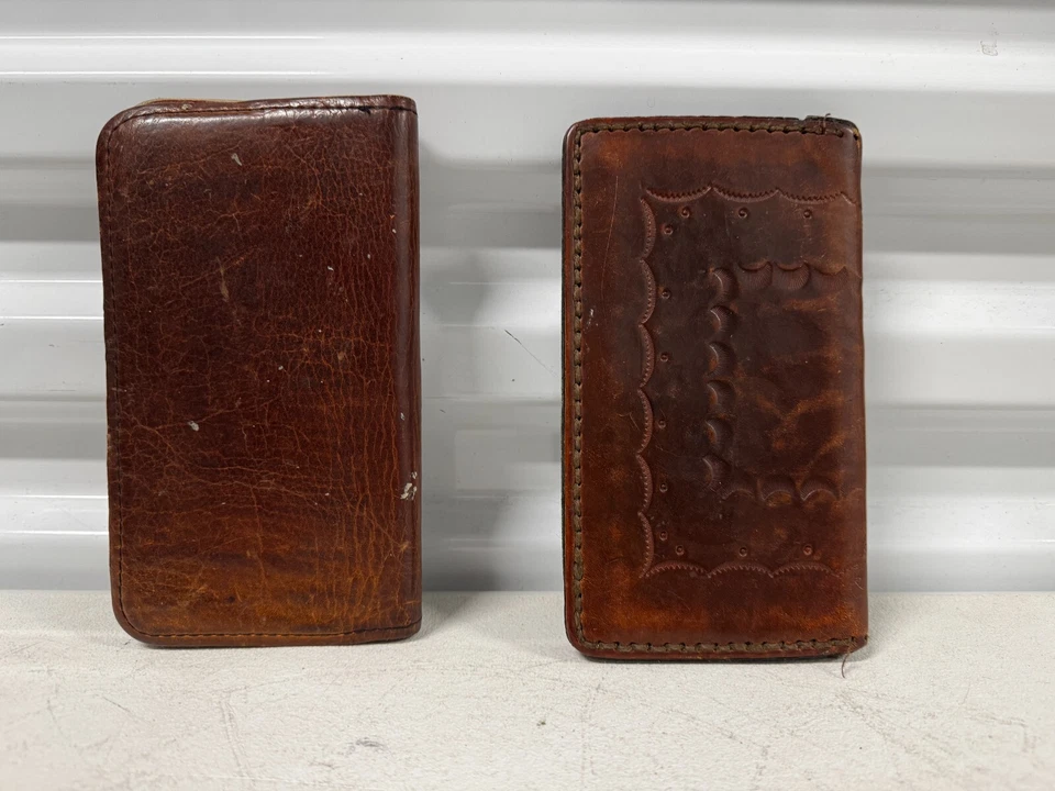 Cartera vintage de 2 piezas de cuero envejecido Ariat - accesorios Foto 2 de 4