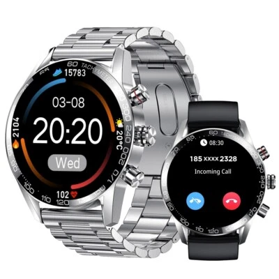 LIGE Militär Smartwatch Herren Herzfrequenz Fitnessuhr Musikplayer für Android iPhone