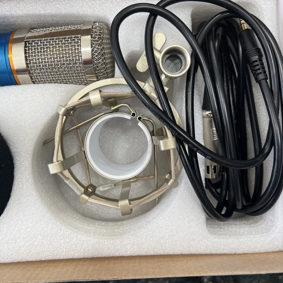 Excelvan BM-800 Condenser Sound Studio Microphone Recording Mic - Blue - Image 3 of 4