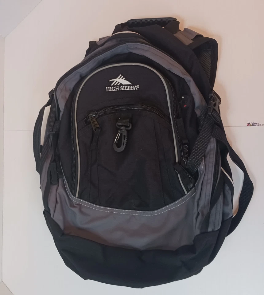 High Sierra рюкзак с подкладкой черная книга путешествий работы школы кемпинг сумка - Изображение 2 из 4