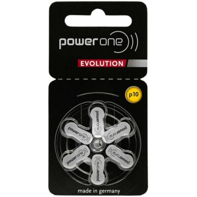 24x Varta power one Evolution Typ 10 PR70 Hörgerätebatterie 1,45V 4x 6er-Blister