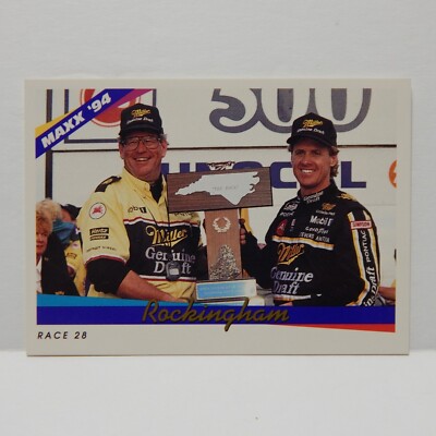 NASCAR Rockingham Race 23 10/24/93 Card 235