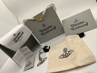 Vivienne Westwood MINI BAS RELIEF PEARL CHOKER new! | eBay