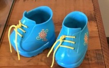 Cabbage Patch Kids Accesorios de pies a cabeza 2007 Azul Sassy Super Tenis Usadas en Excelente Condición