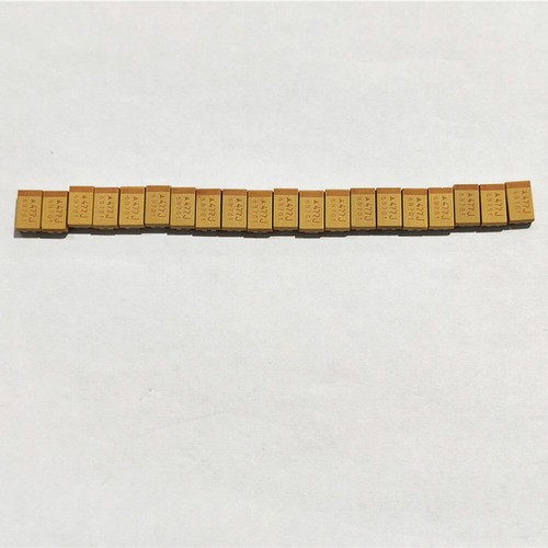 Tantalum Capacitor 477J 6.3V 470uF Type D SMD 7343 10% Mount Surface 20PC - Picture 3 of 8