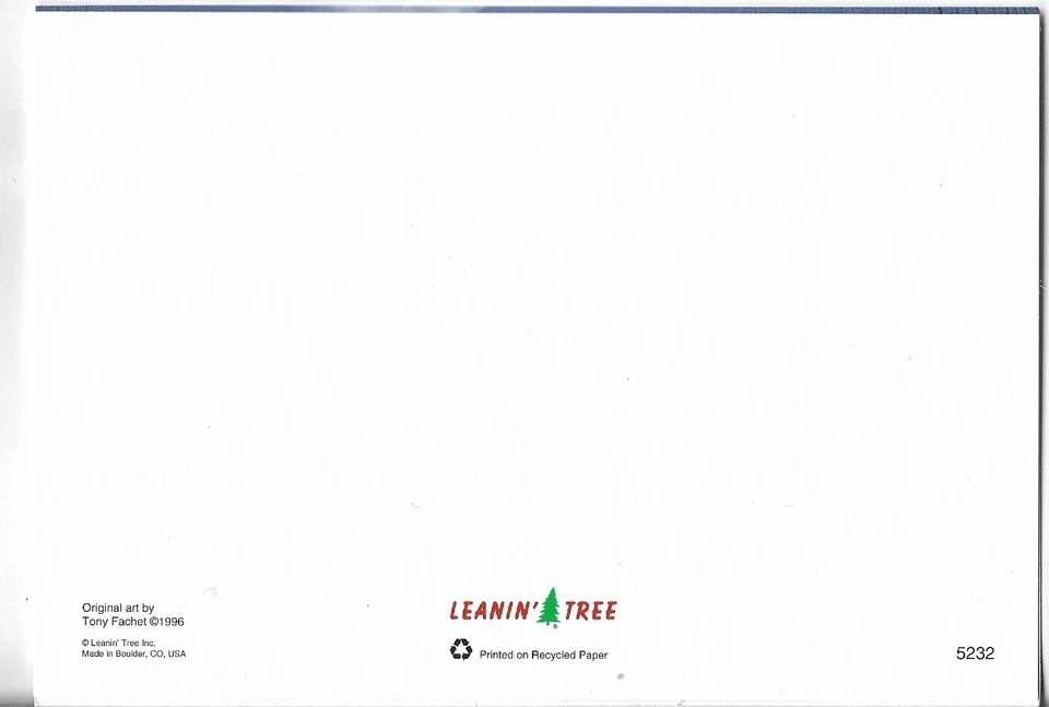 NEW LEANIN TREE Christmas Card 4.75x6.75 Freedom Rides the Rails - 1976 - Trains - Image 3 of 3