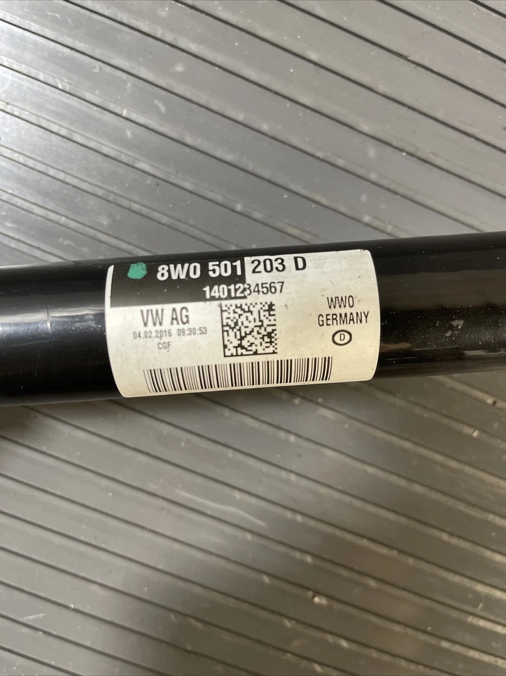 Audi A4 A5 2017-2023 eje trasero derecho/izquierdo medio eje transmisión OEM genuino Foto 3 de 4