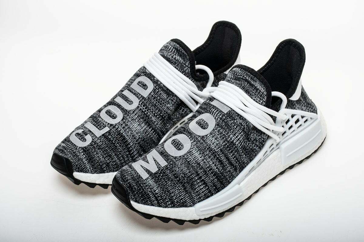 Ese Cuyo Previsión Adidas Pharrell Williams Human Race NMD HU Oreo Trainers UK 9 | eBay