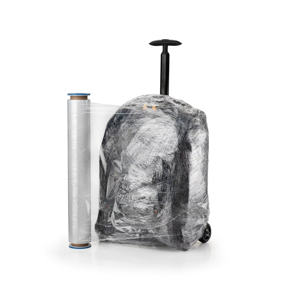 20" x 1000' 80 Gauge 4 Rolls Pallet Wrap Stretch Film Hand Shrink Wrap 1000FT - Image 4 of 4