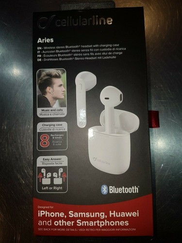 AURICOLARI BLUETOOTH CELLULARLINE ARIES | eBay