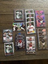 Francisco Lindor Cleveland Indians 17 Baseball Card Lot Topps Refractors & Base