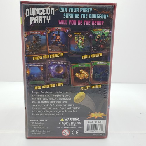 Dungeon Party By Forbidden Games ~ Furious Orc Starter Set New And Sealed - Picture 4 of 10