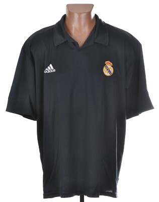 REAL MADRID 2001/2002 AWAY FOOTBALL SHIRT #8 MCMANAMAN SIZE XL