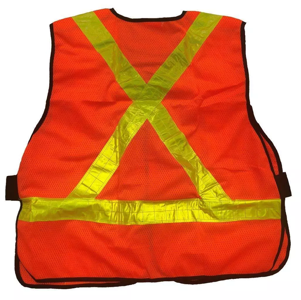 Red mesh deals safety vest