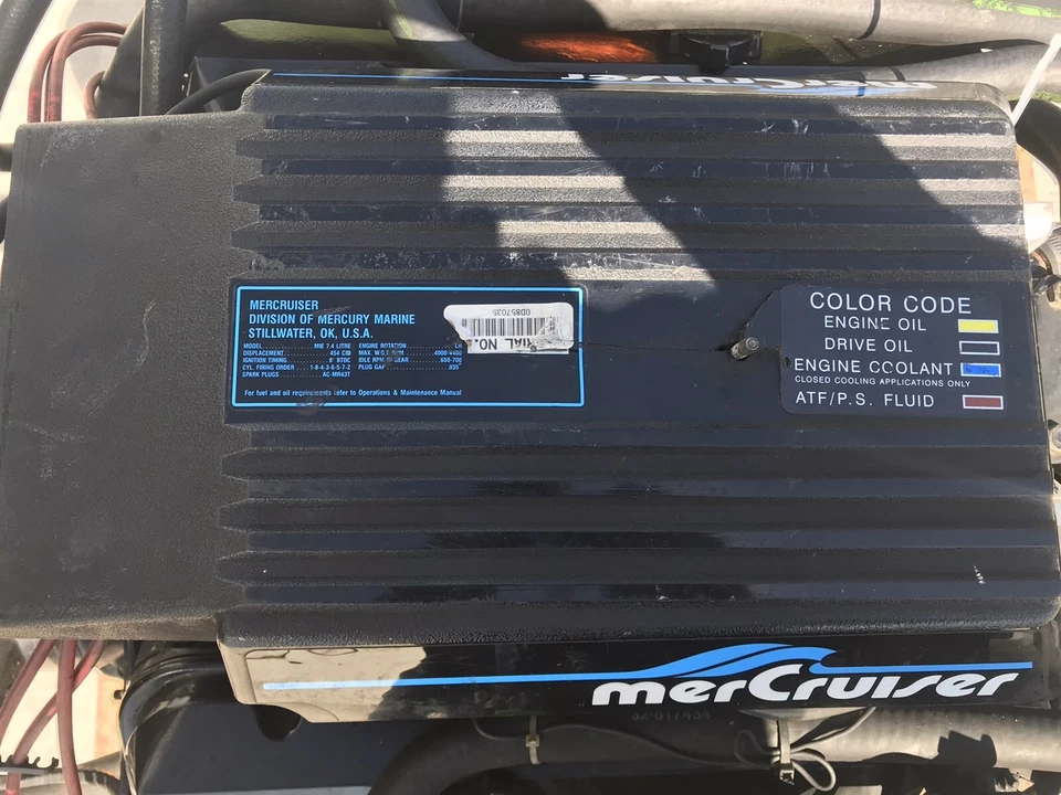 MerCruiser 7.4 L 454 V8 inboard Marine Engine NO SALT Drop In Ready 506 HRS - Image 3 of 4