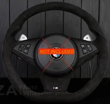 CUSTOM BMW E60 M5 E63 E64 M6 Performance Alcantara Steering Wheel Suede SMG