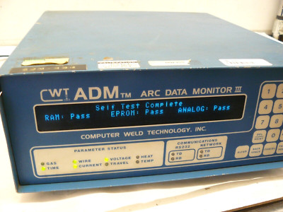 CWT Computer Weld Technology ADM III Arc Data Monitor 115V A3A0149 Model D