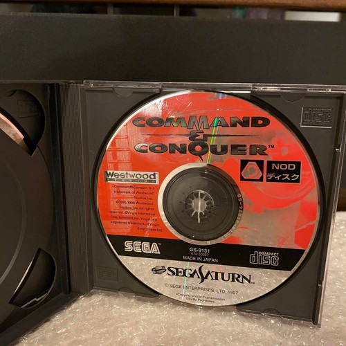 SEGA SATURN SS Command & Conquer Real-time strategy Video Game with Manual card - Picture 10 of 12
