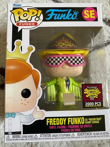 Freddy Funko As Macho Man Randy Savage POP! LE! 2000 Funko Fundays 2022 At SDCC