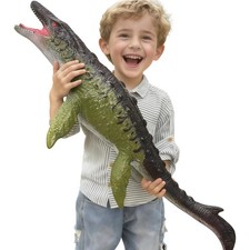 Large Dinosaur Toys- 32" Mosasaurus Soft Dinosaur Toys for 3-5, Big Inflatabl...