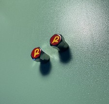 Custom Pair Raleigh Chopper Mk4 Grifter Burner Schrader Valve Dust Cap R Sticker