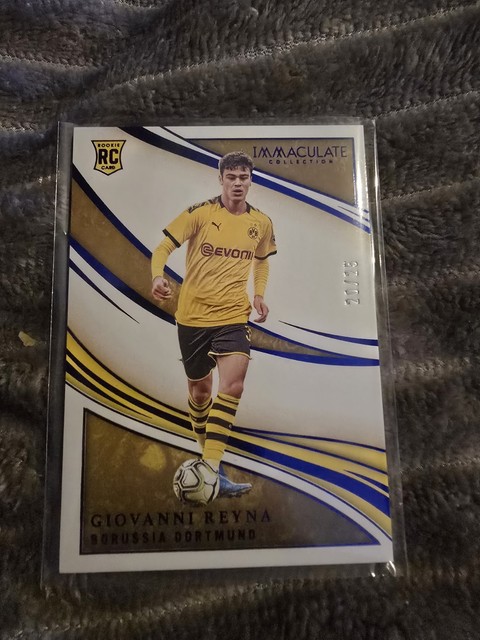 2020 Panini Immaculate Collection - Giovanni Reyna #94 Sapphire /25 Rookie card