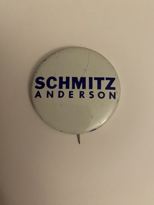 Schmitz Anderson Pin Back Button P81