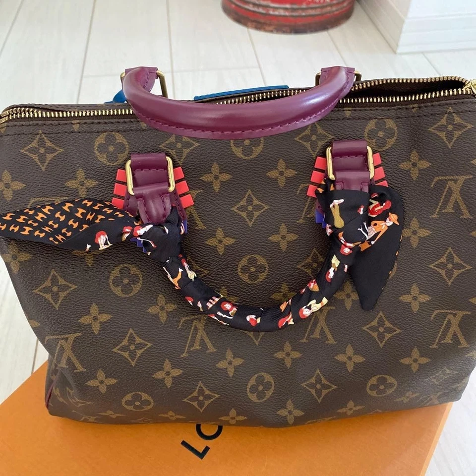 Louis Vuitton Speedy Stephen Sprouse Monogram Tasche - Rare Collaboration Limited. - Bild 3 von 4