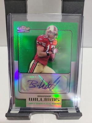 2006 Topps Finest Green Brandon Williams (RC) Autograph  #185 Ser # 185/199