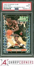 1992 STADIUM CLUB BEAM TEAM MEMBERS ONLY #8 GLEN RICE HEAT PSA 9