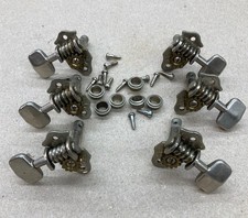 Vintage Grover Sta tite guitar tuners nickle whole set bushings and screws