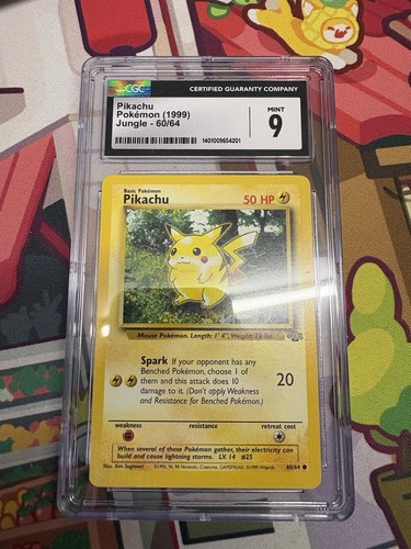Pikachu (Unlimited) graded CGC 9 for sale on eBay