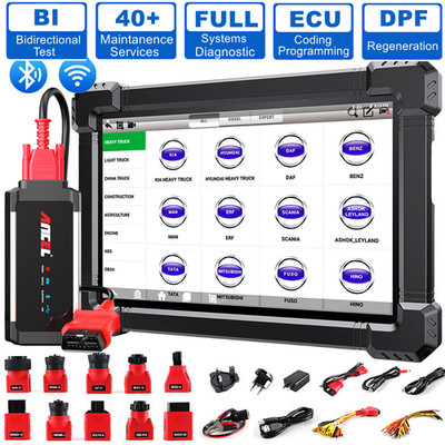 Full System Truck Scanner DPF Regen Tool OBD2 Code Reader 40+ Special Functions