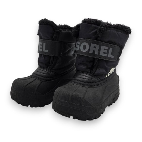 Sorel Snow Commander Stiefel Kind 7 isoliert wasserdicht schwarz - Bild 4 von 7