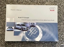 Audi TT Mk1 98-06☆Owners Handbook☆Manual☆FAST TRACKED P&P 