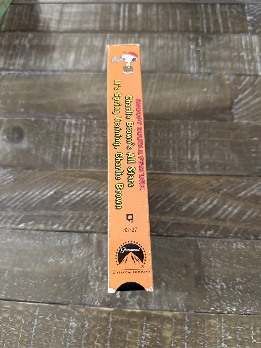 Snoopy Double Feature All Stars/Spring Training VHS | eBay