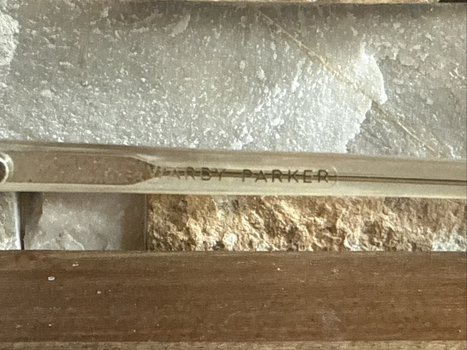 ✨LENTES Y ESTUCHE WARBY PARKER BENSEN 500 TRANSPARENTE BORDE COMPLETO 52-19-145✨ Foto 4 de 4