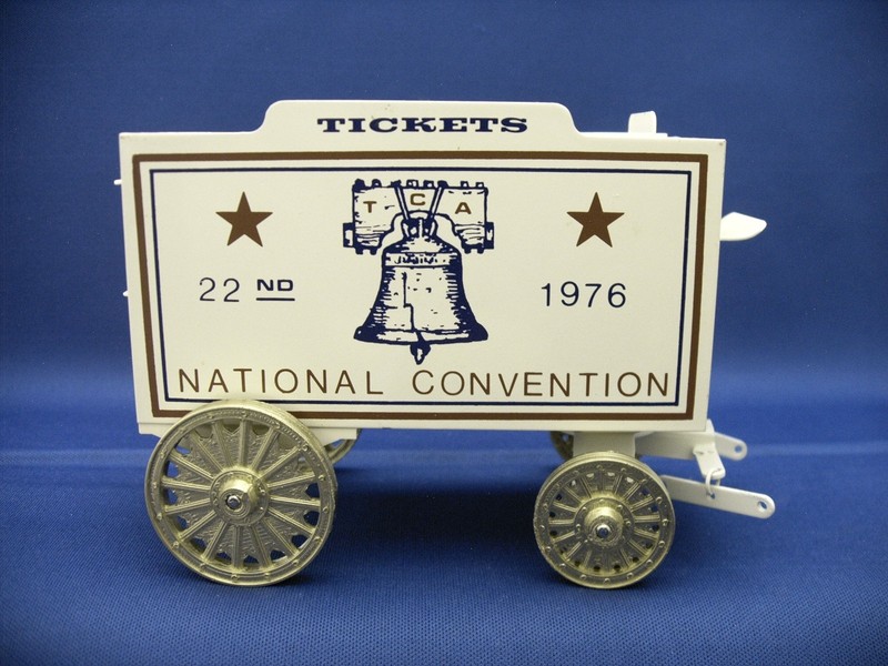 McCoy TIN CIRCUS TICKET WAGON 1976 TCA