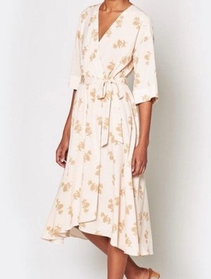 JOIE Daymon B Frappe Belted Dress Size Medium MRSP $378